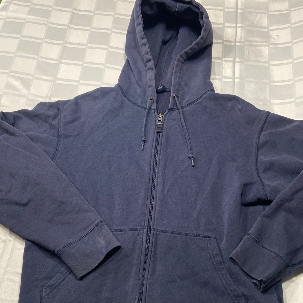 GAP Navy Blue Men’s Zip-Up Medium Hoodie